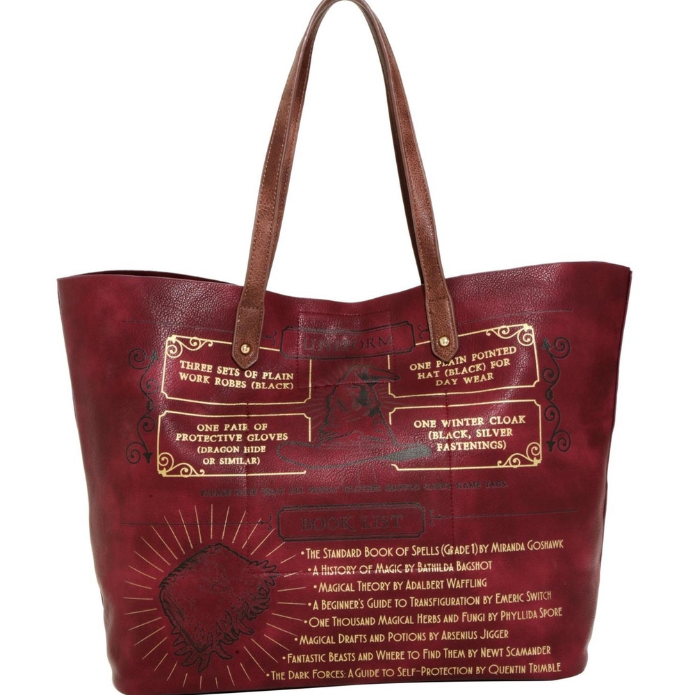 Warner Bros. Harry Potter Maroon and Gold Tote - Picture 2 of 12